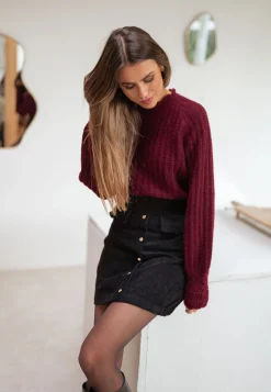 Jupes & Shorts-EASY-CLOTHES Jupe Lando - noireEasy Clothes Noire       