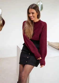 Jupes & Shorts-EASY-CLOTHES Jupe Lando - noireEasy Clothes Noire       
