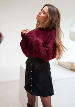 Jupes & Shorts-EASY-CLOTHES Jupe Lando - noireEasy Clothes Noire       