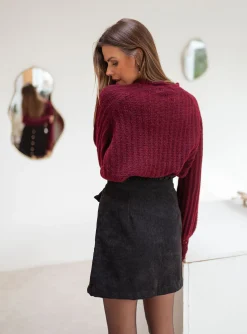 Jupes & Shorts-EASY-CLOTHES Jupe Lando - noireEasy Clothes Noire       