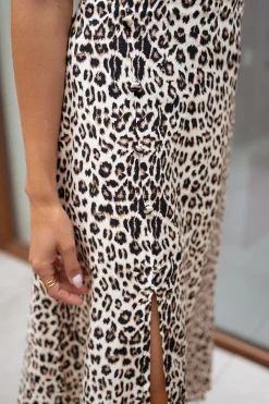 Jupes & Shorts-EASY-CLOTHES Jupe longue Amalya - léopardEasy Clothes Léopard