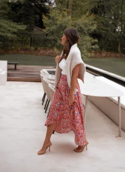 Jupes & Shorts-EASY-CLOTHES Jupe longue Charlie - à fleursEasy Clothes À fleurs