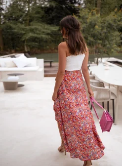 Jupes & Shorts-EASY-CLOTHES Jupe longue Charlie - à fleursEasy Clothes À fleurs