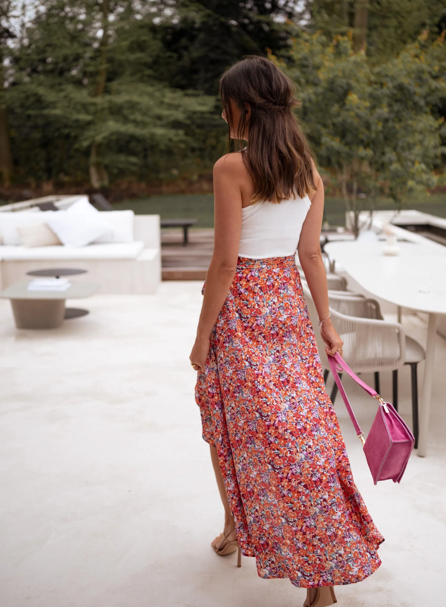 Jupes & Shorts-EASY-CLOTHES Jupe longue Charlie - à fleursEasy Clothes À fleurs