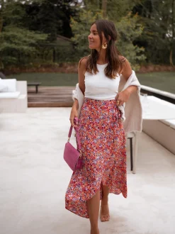 Jupes & Shorts-EASY-CLOTHES Jupe longue Charlie - à fleursEasy Clothes À fleurs