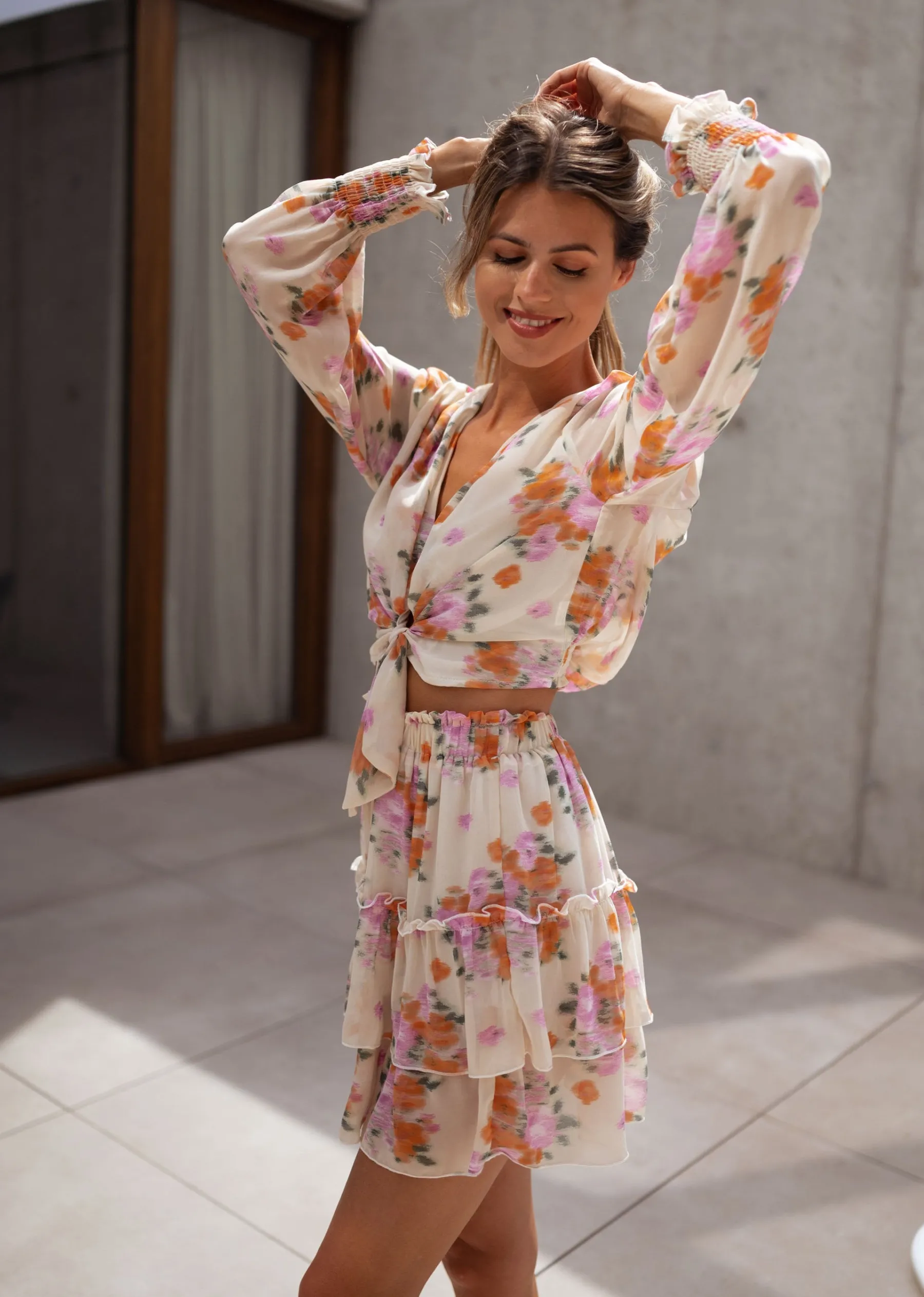 Jupes & Shorts-EASY-CLOTHES Jupe Lush - fleurieEasy Clothes Fleurie