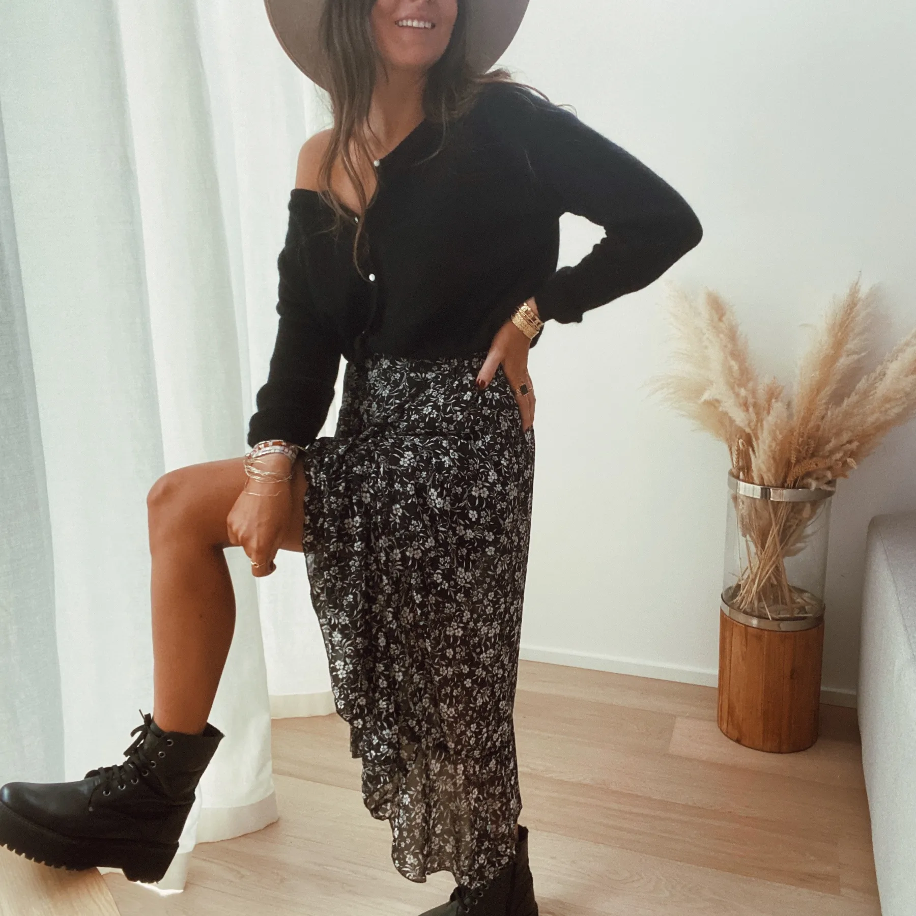 Jupes & Shorts-EASY-CLOTHES Jupe Massaya - noireEasy Clothes Noire