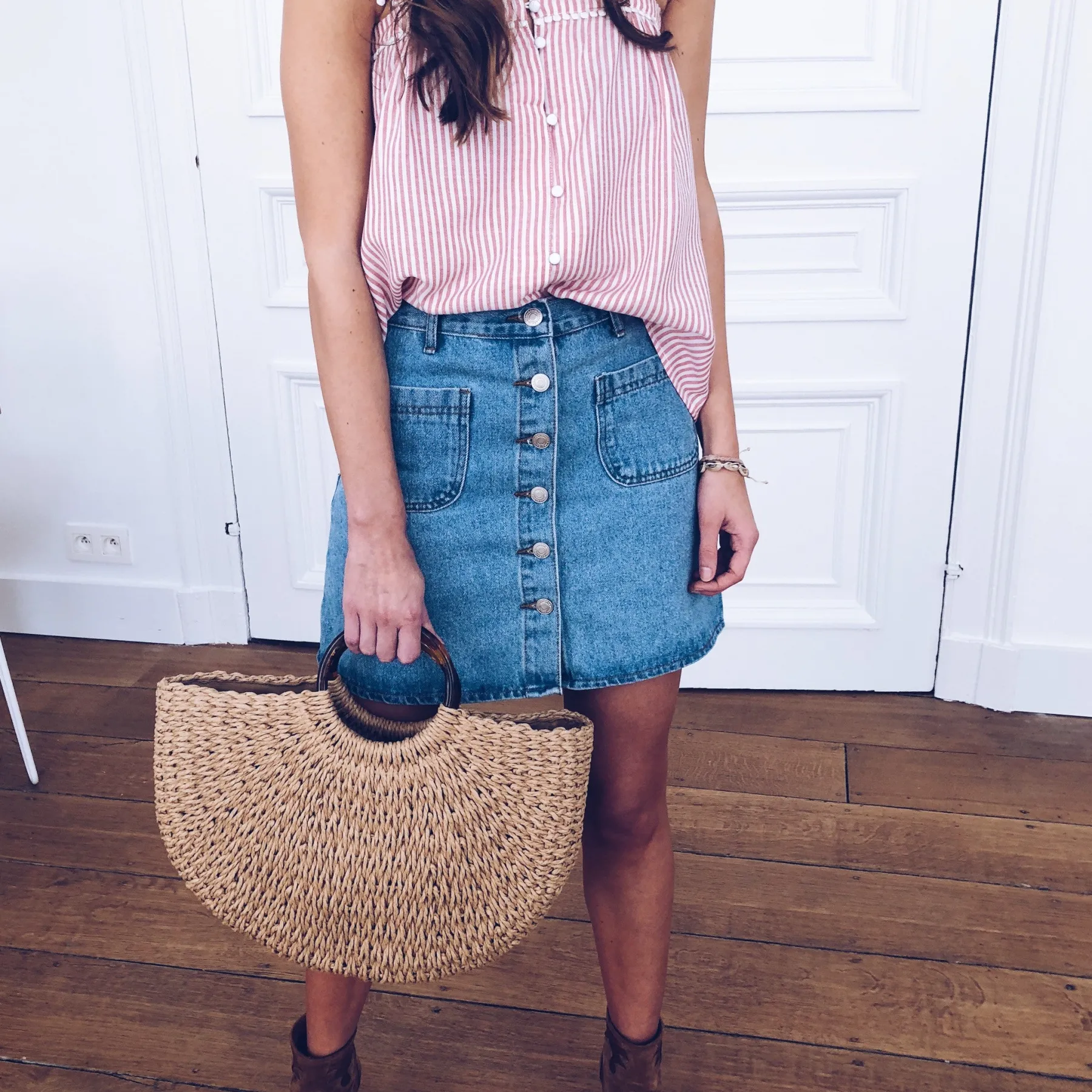 Jupes & Shorts-EASY-CLOTHES Jupe Mazarine - bleue claireEasy Clothes Bleue claire