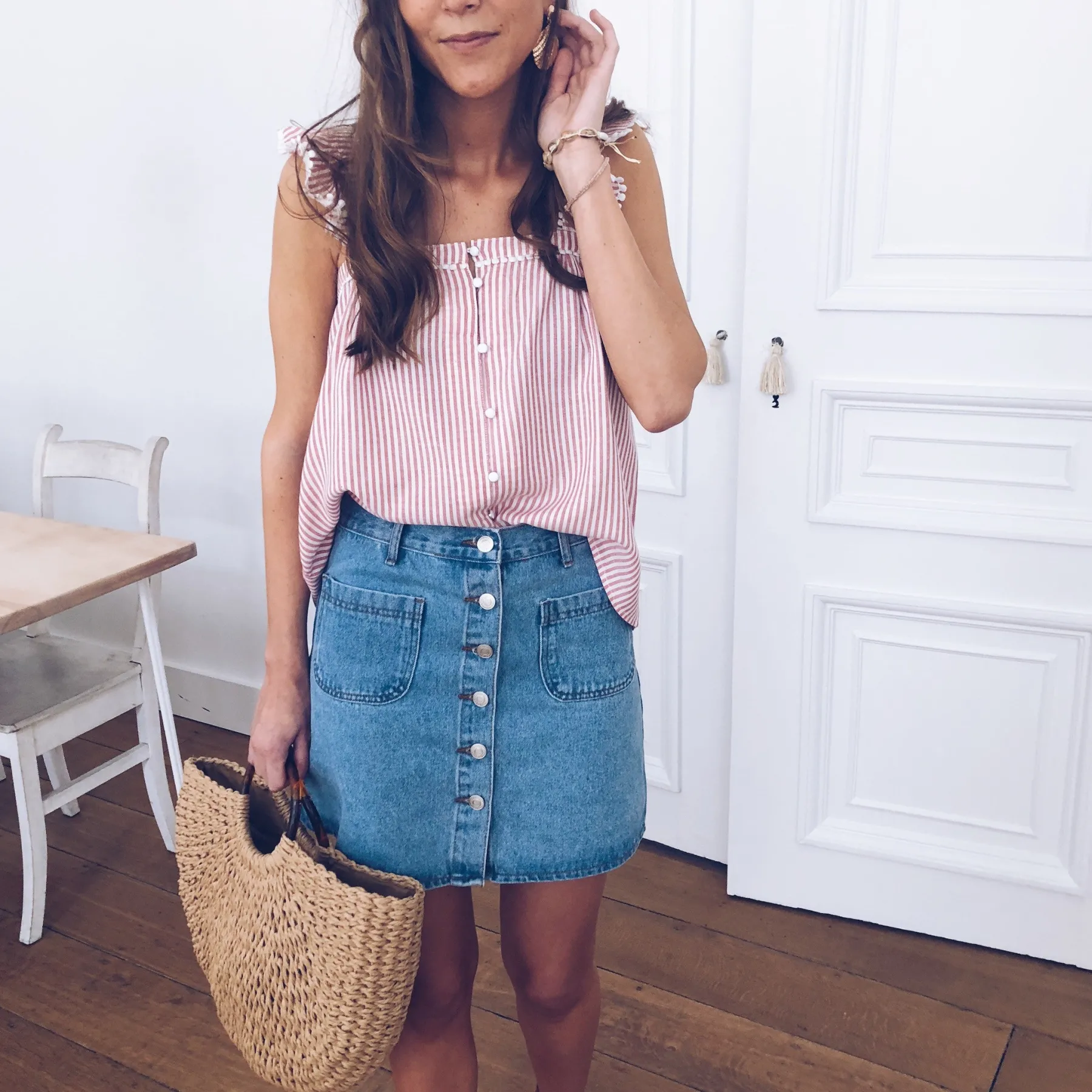 Jupes & Shorts-EASY-CLOTHES Jupe Mazarine - bleue claireEasy Clothes Bleue claire