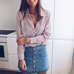 Jupes & Shorts-EASY-CLOTHES Jupe Mazarine - bleue claireEasy Clothes Bleue claire