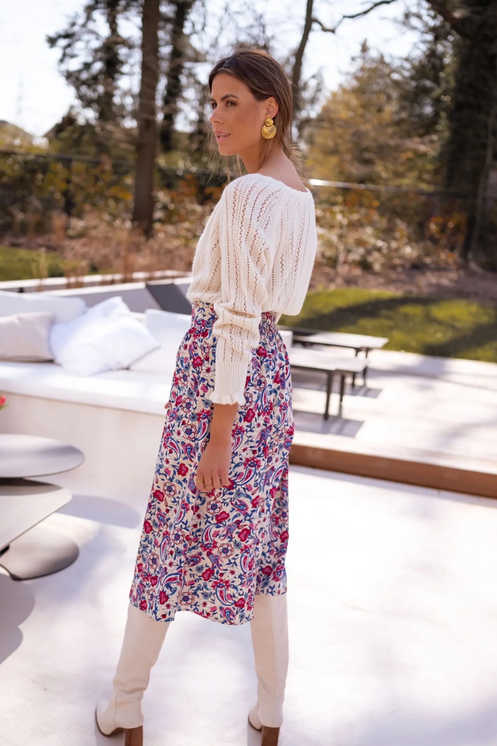 Jupes & Shorts-EASY-CLOTHES Jupe Nina - à motifsEasy Clothes À motifs