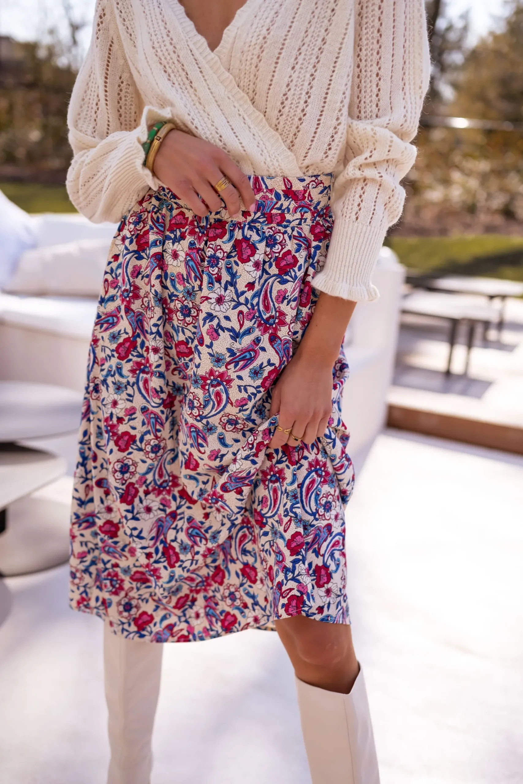 Jupes & Shorts-EASY-CLOTHES Jupe Nina - à motifsEasy Clothes À motifs