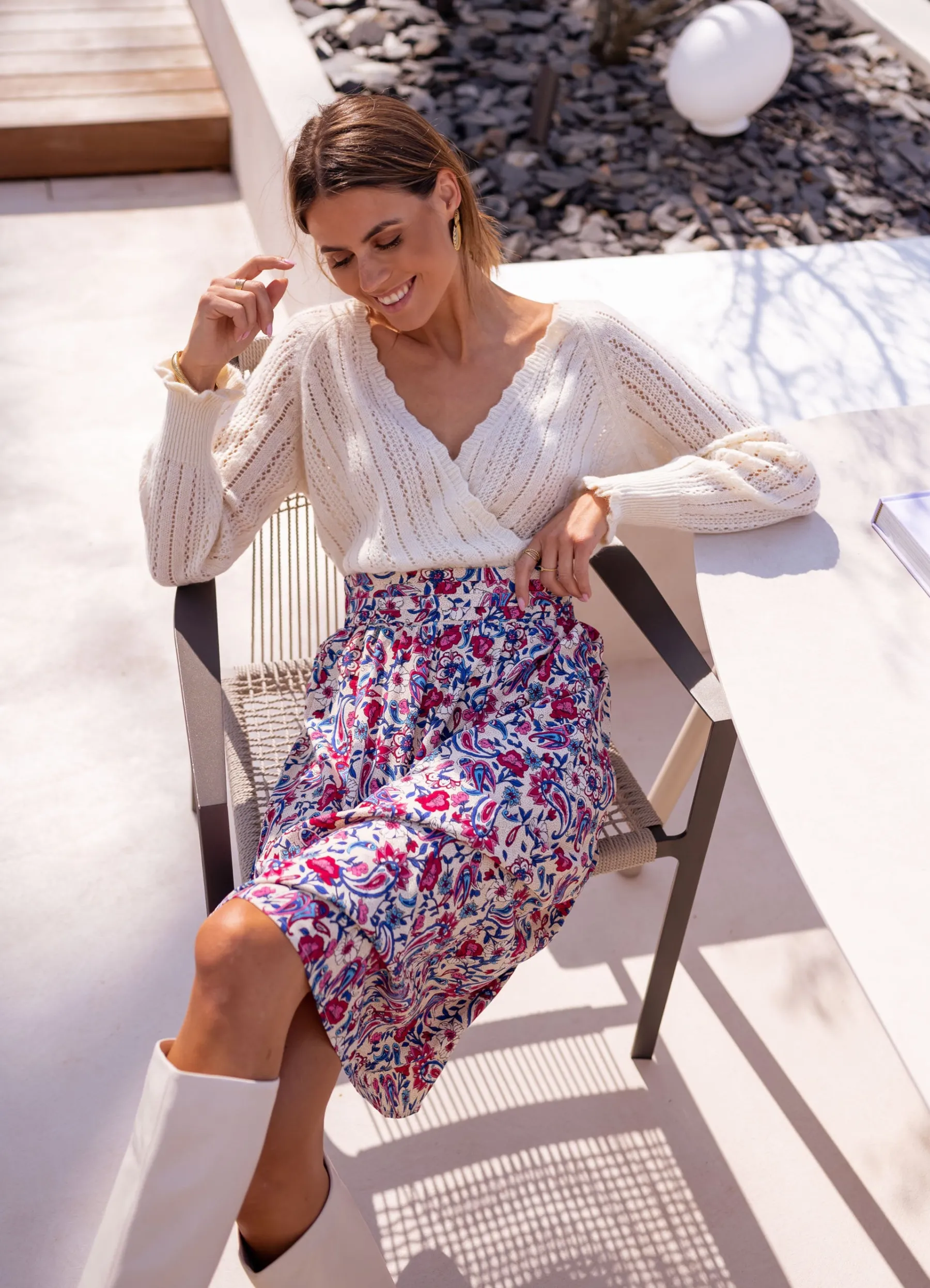 Jupes & Shorts-EASY-CLOTHES Jupe Nina - à motifsEasy Clothes À motifs