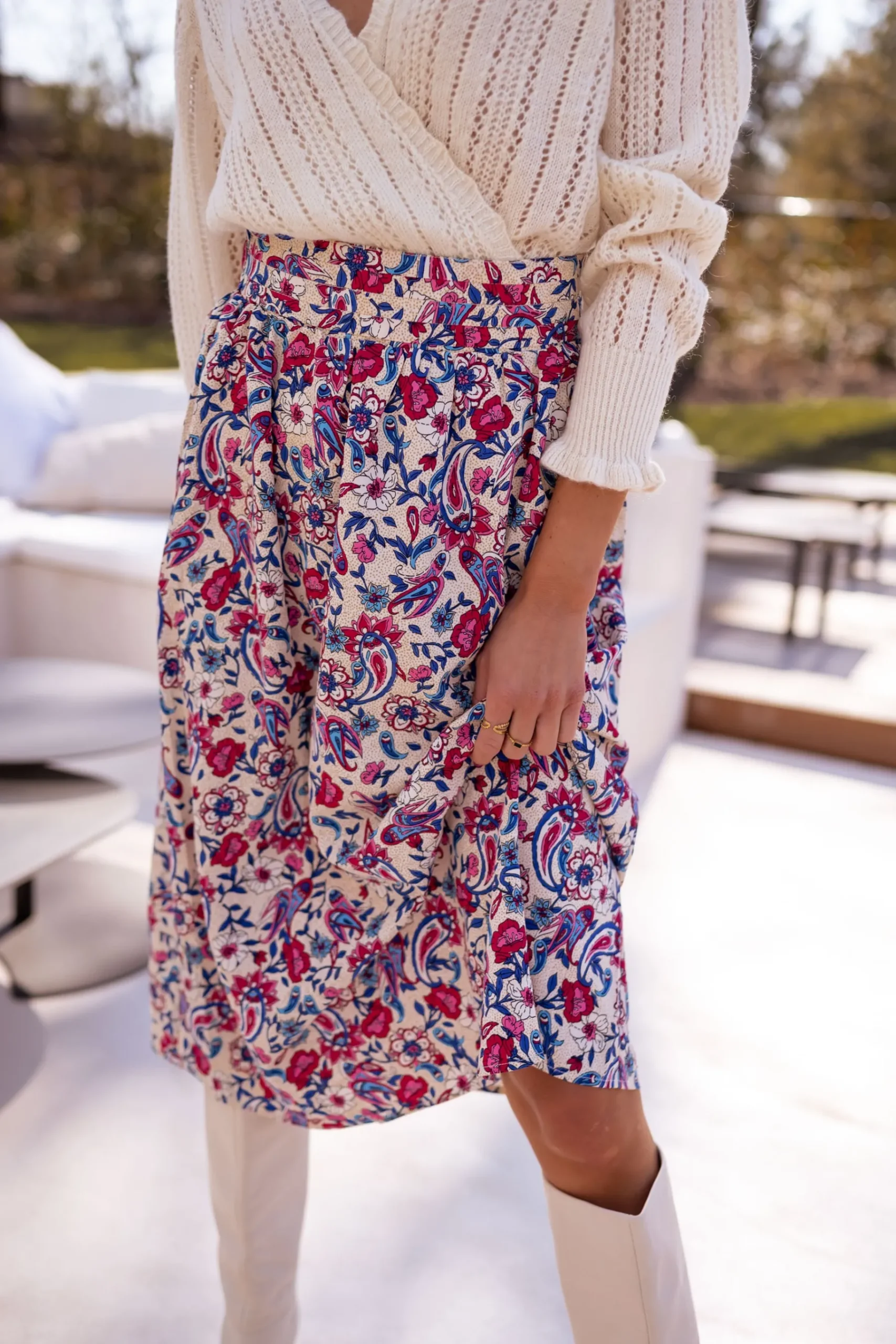 Jupes & Shorts-EASY-CLOTHES Jupe Nina - à motifsEasy Clothes À motifs