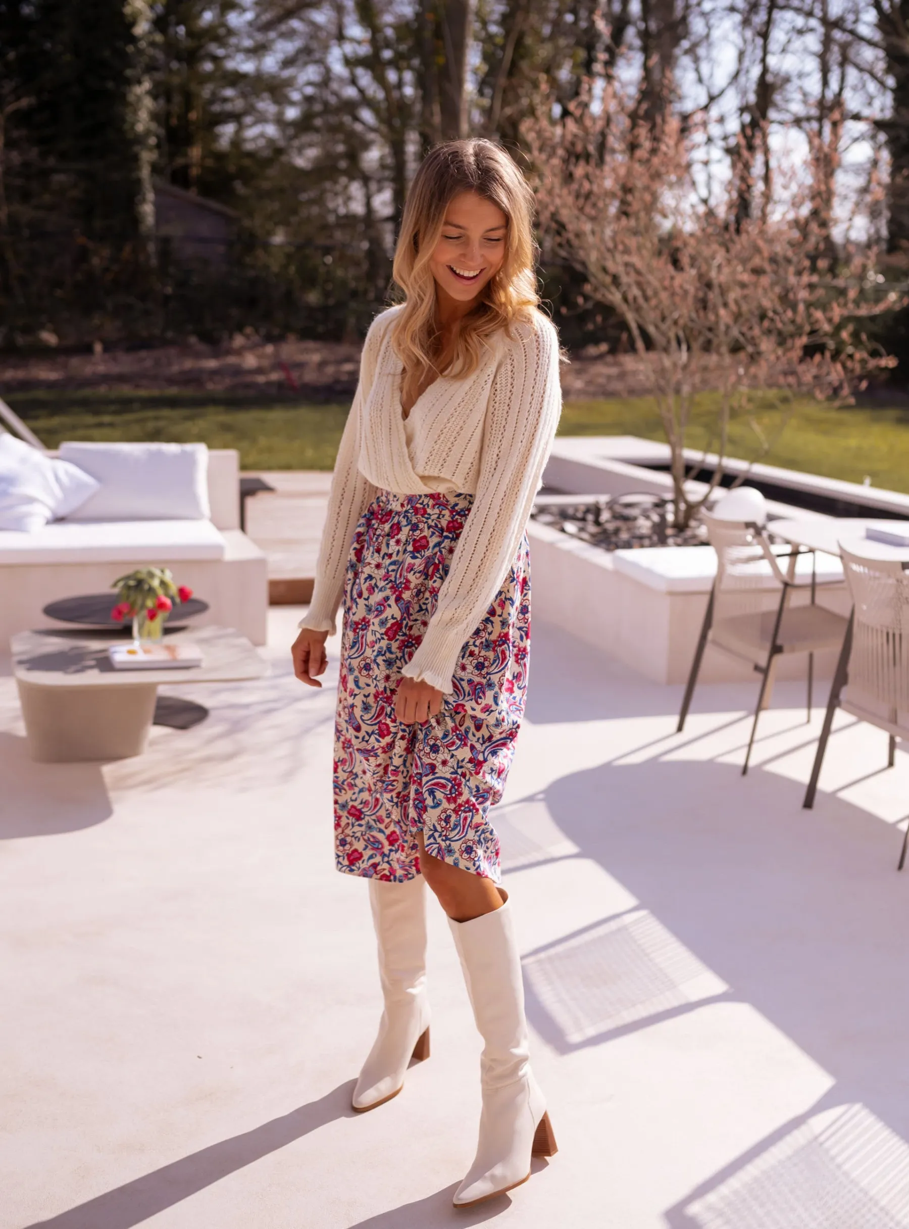 Jupes & Shorts-EASY-CLOTHES Jupe Nina - à motifsEasy Clothes À motifs