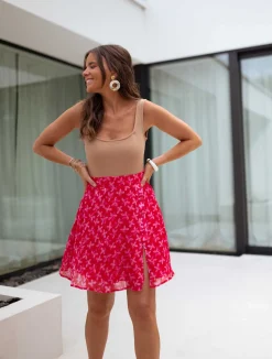 Jupes & Shorts-EASY-CLOTHES Jupe Vinga CREATION - à fleursEasy Clothes À fleurs       