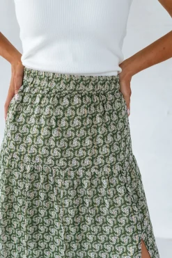 Jupes & Shorts-EASY-CLOTHES Jupe Zoé - verteEasy Clothes Verte       