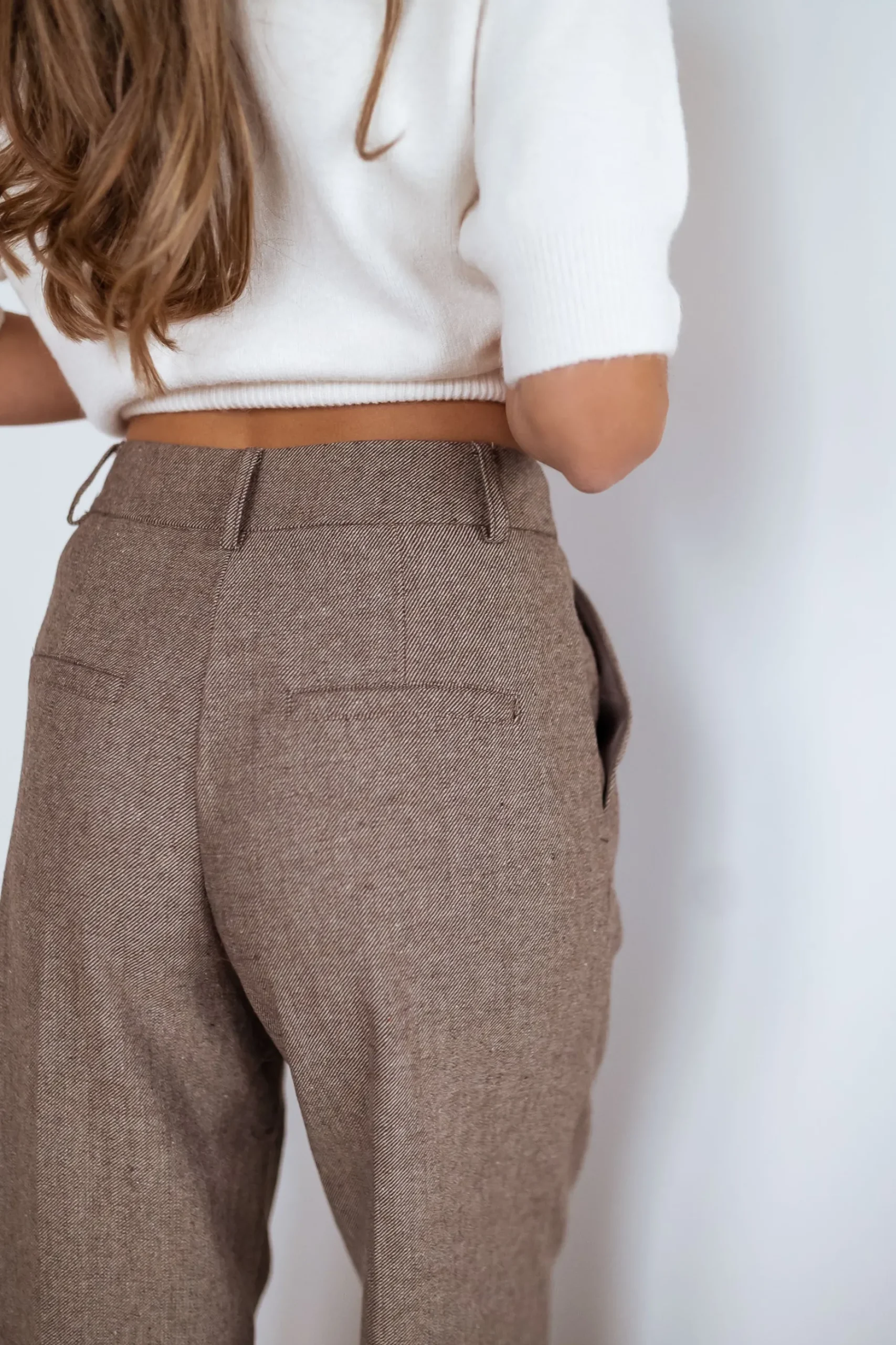 Pantalons-EASY-CLOTHES Pantalon Arthur - chocolatEasy Clothes Chocolat