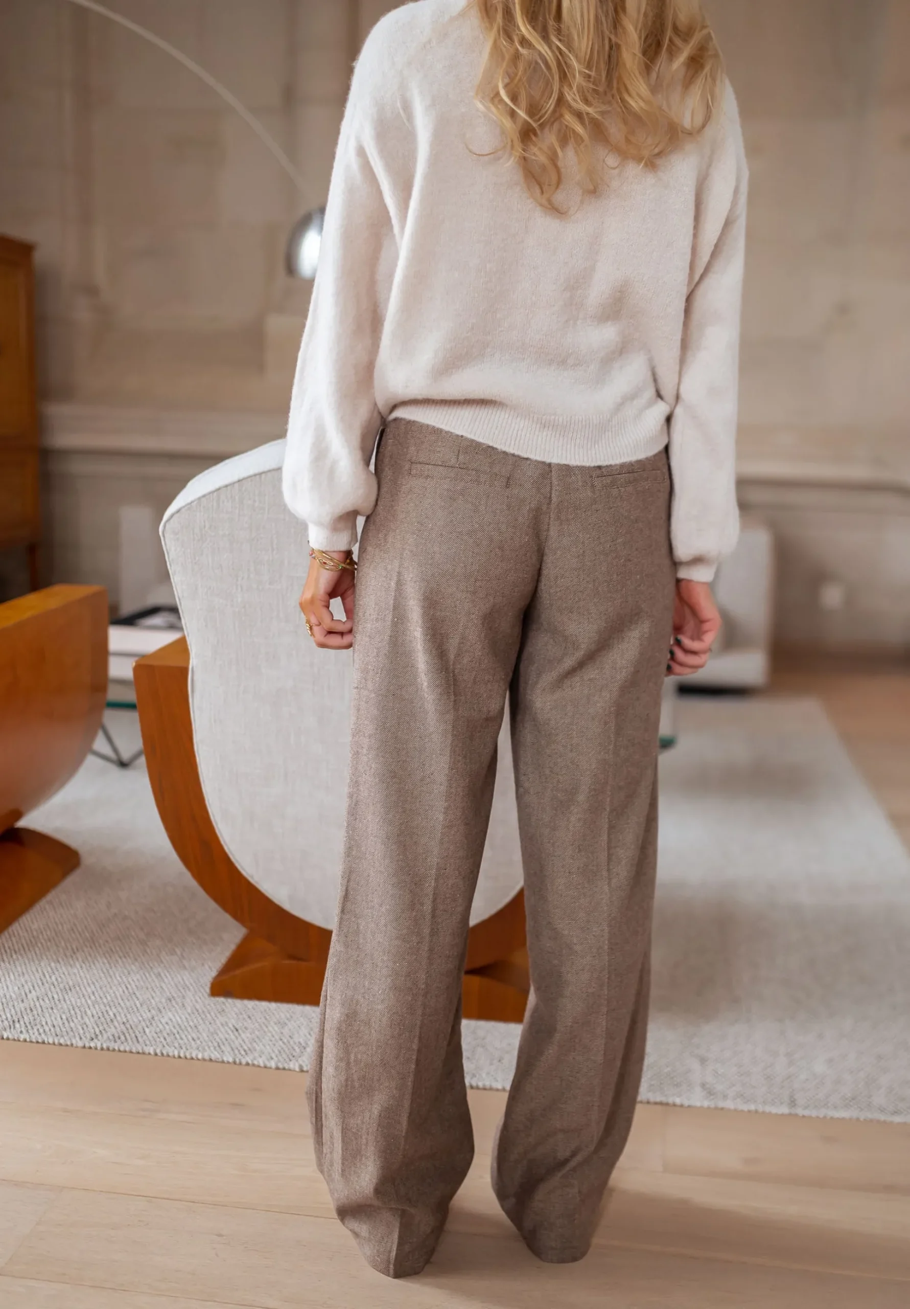 Pantalons-EASY-CLOTHES Pantalon Arthur - chocolatEasy Clothes Chocolat