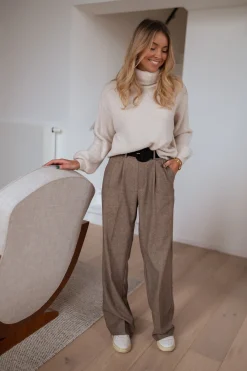 Pantalons-EASY-CLOTHES Pantalon Arthur - chocolatEasy Clothes Chocolat