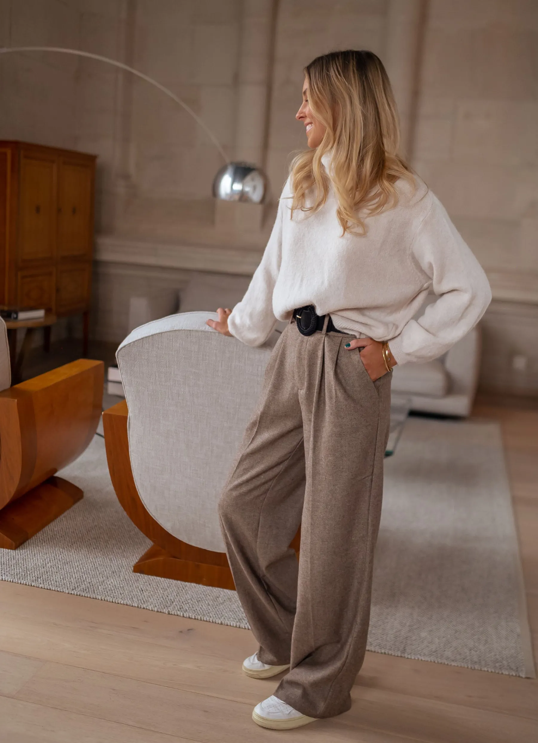 Pantalons-EASY-CLOTHES Pantalon Arthur - chocolatEasy Clothes Chocolat