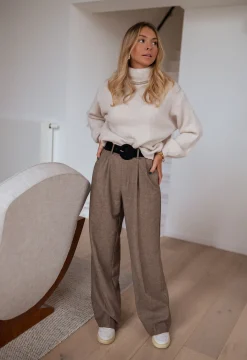 Pantalons-EASY-CLOTHES Pantalon Arthur - chocolatEasy Clothes Chocolat