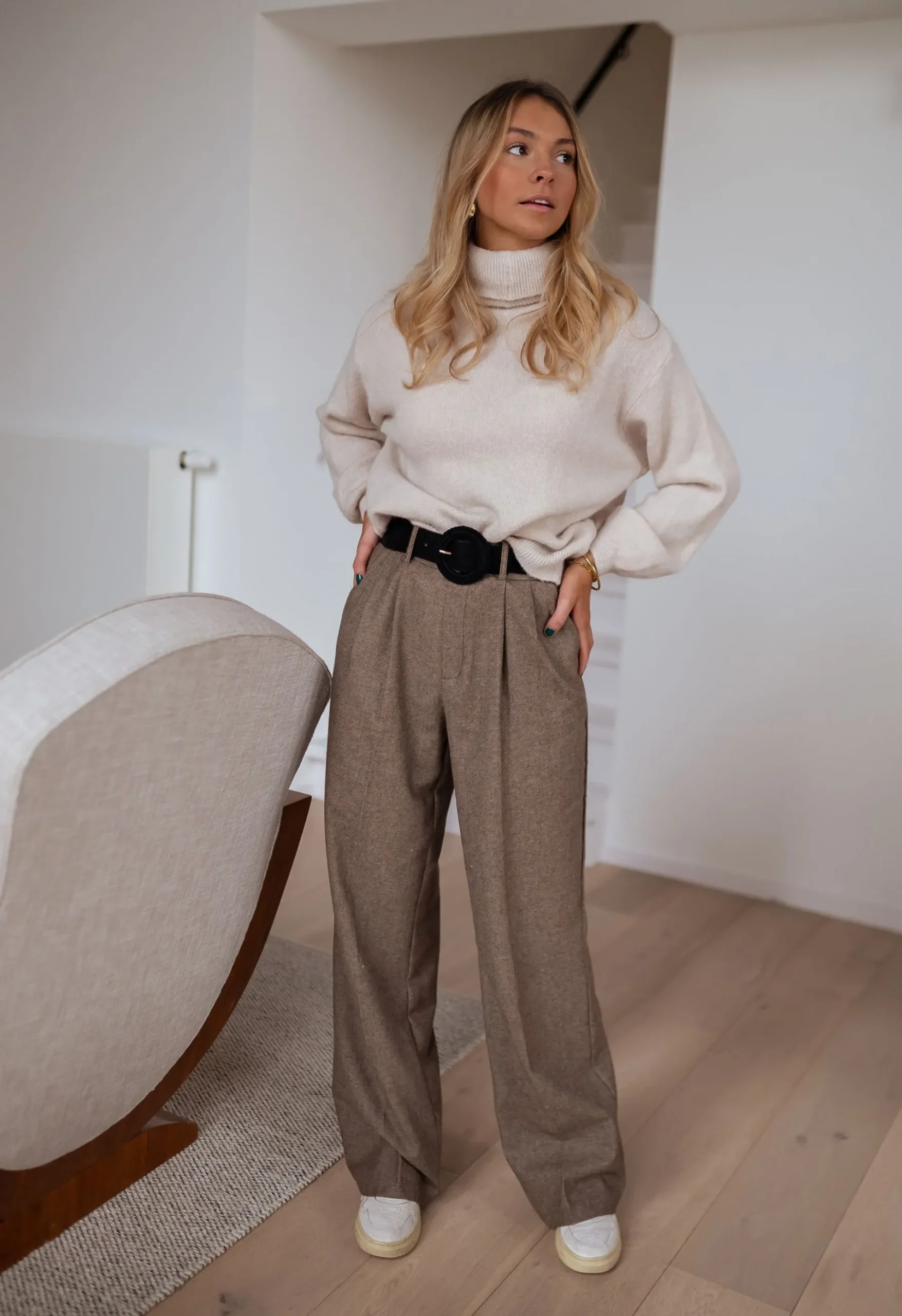 Pantalons-EASY-CLOTHES Pantalon Arthur - chocolatEasy Clothes Chocolat