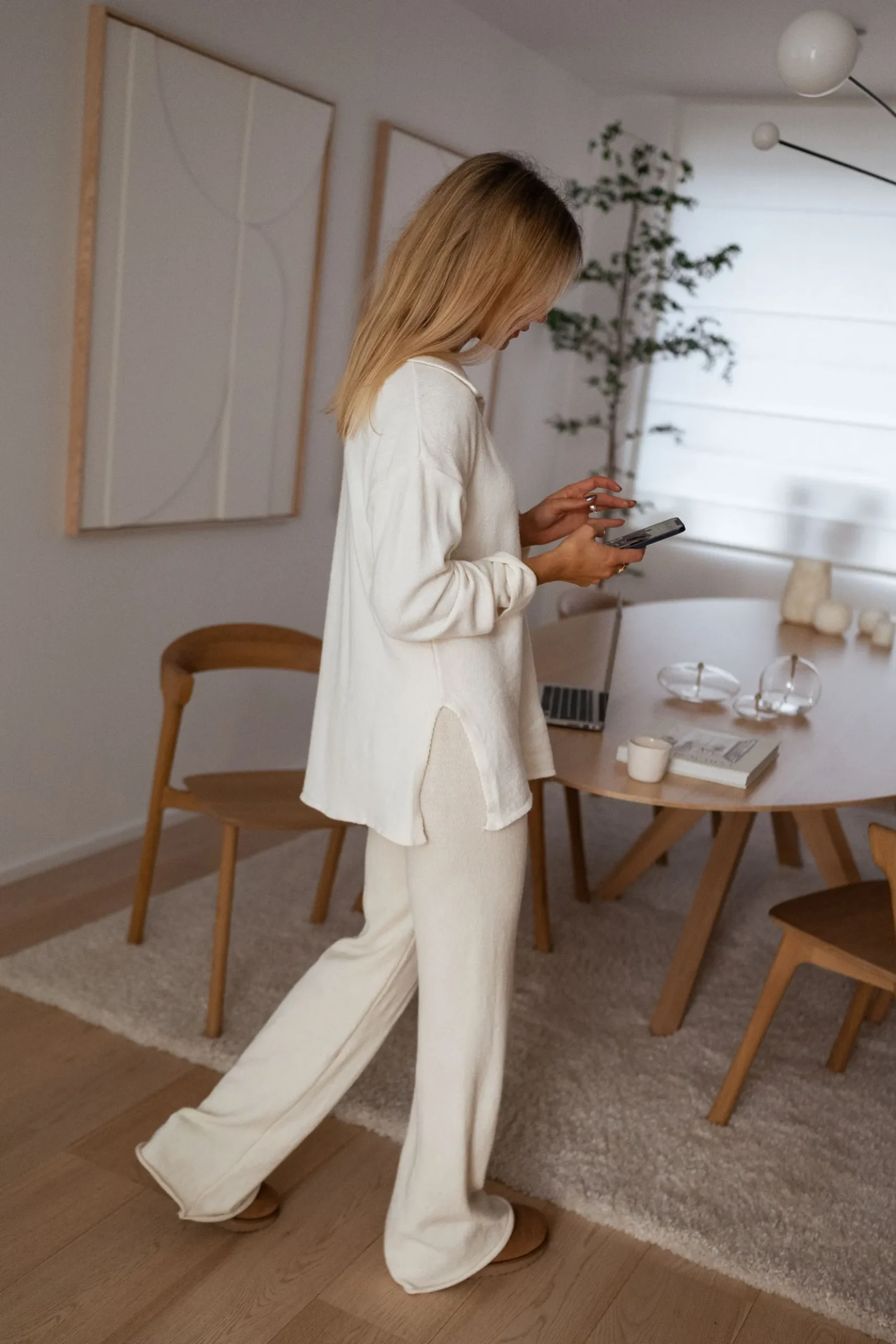 Pantalons-EASY-CLOTHES Pantalon Dickie - écruEasy Clothes Écru