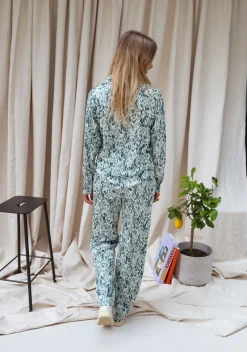 Pantalons-EASY-CLOTHES Pantalon Horace - vert à motifsEasy Clothes Vert à motifs       