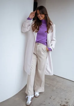 Pantalons-EASY-CLOTHES Pantalon Marcus - beigeEasy Clothes Beige