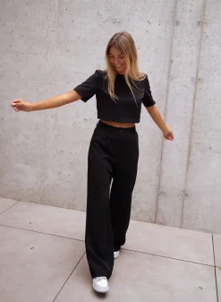 Pantalons-EASY-CLOTHES Pantalon Marius - noirEasy Clothes Noir       
