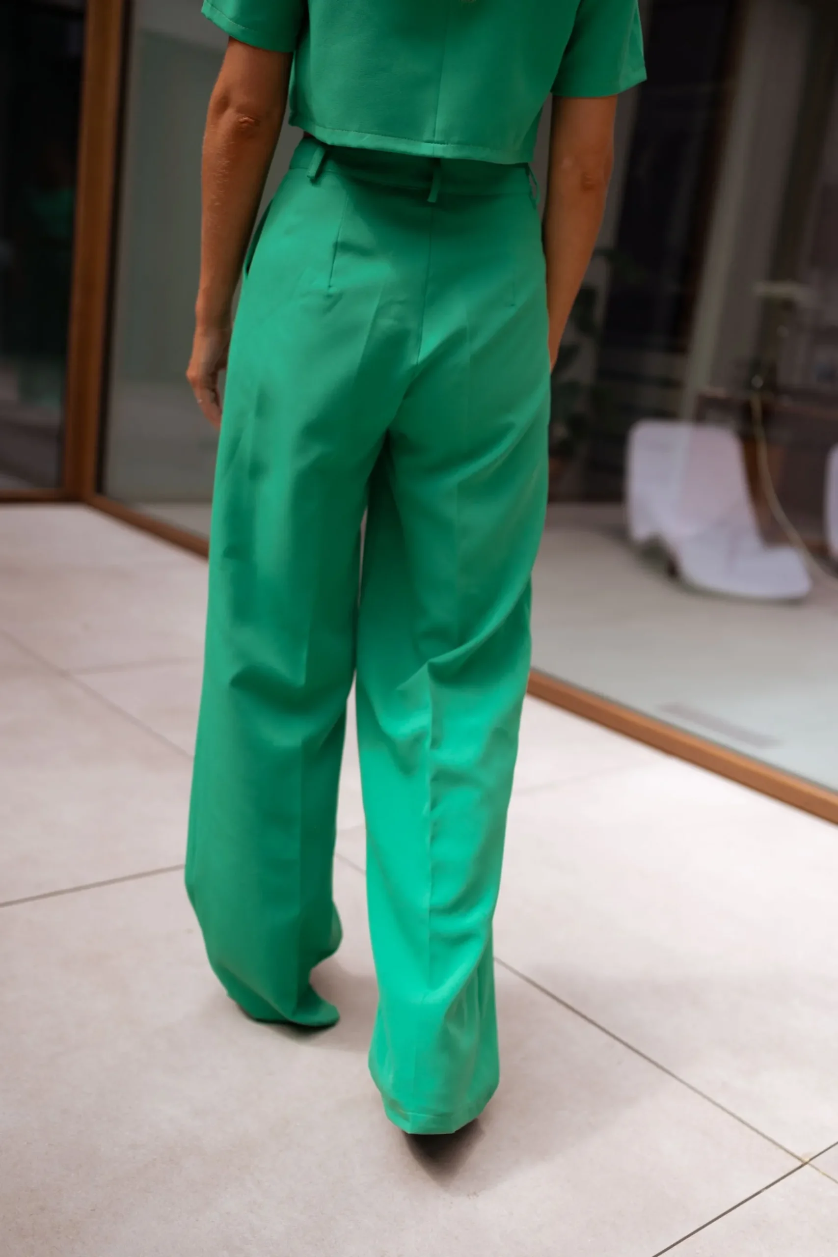Pantalons-EASY-CLOTHES Pantalon Marius - vertEasy Clothes Vert
