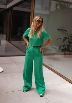 Pantalons-EASY-CLOTHES Pantalon Marius - vertEasy Clothes Vert