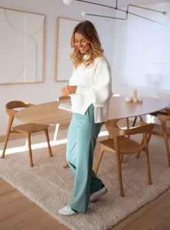 Pantalons-EASY-CLOTHES Pantalon Soda - vertEasy Clothes Vert