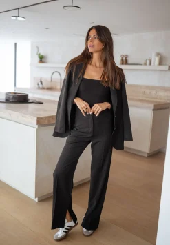 Pantalons-EASY-CLOTHES Pantalon Sulli CREATION - noirEasy Clothes Noir