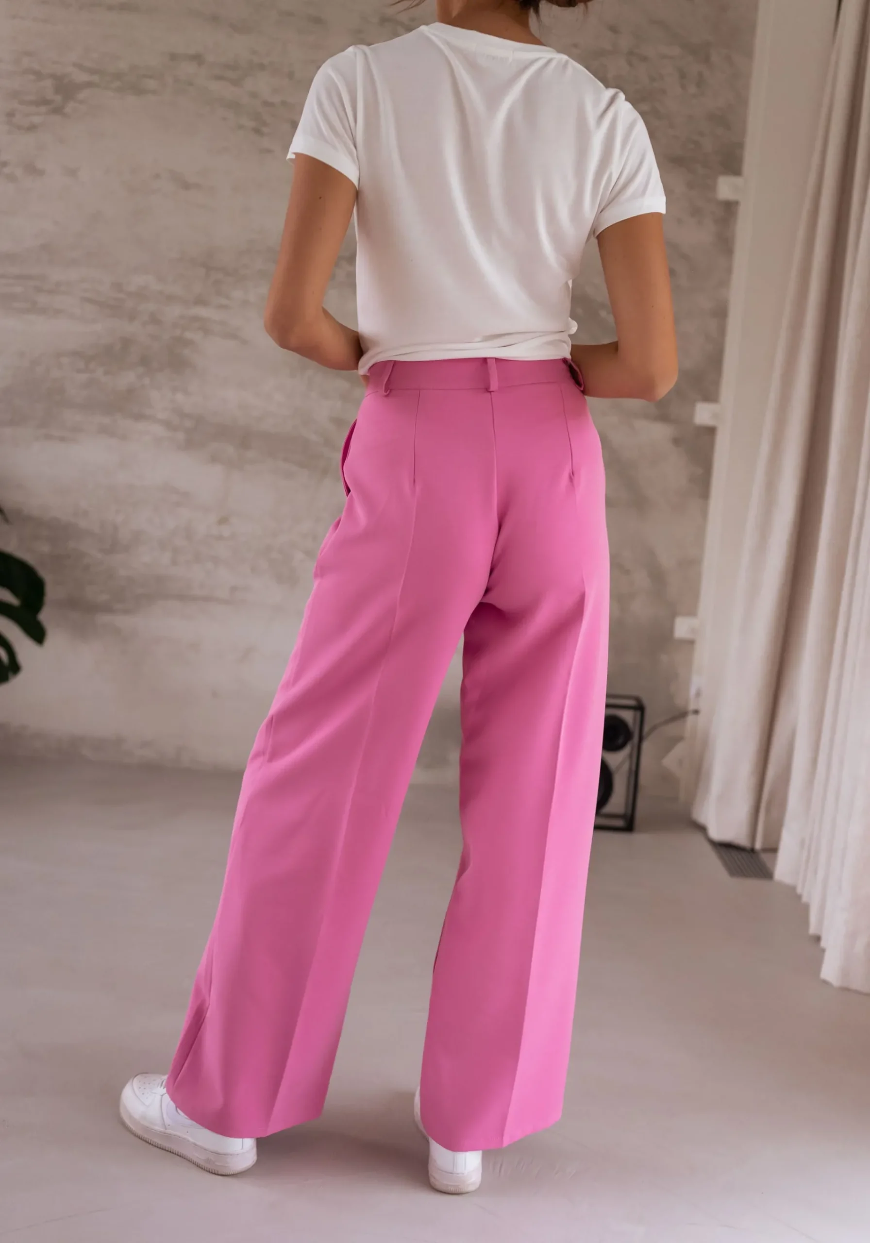 Pantalons-EASY-CLOTHES Pantalon Tudy - roseEasy Clothes Rose