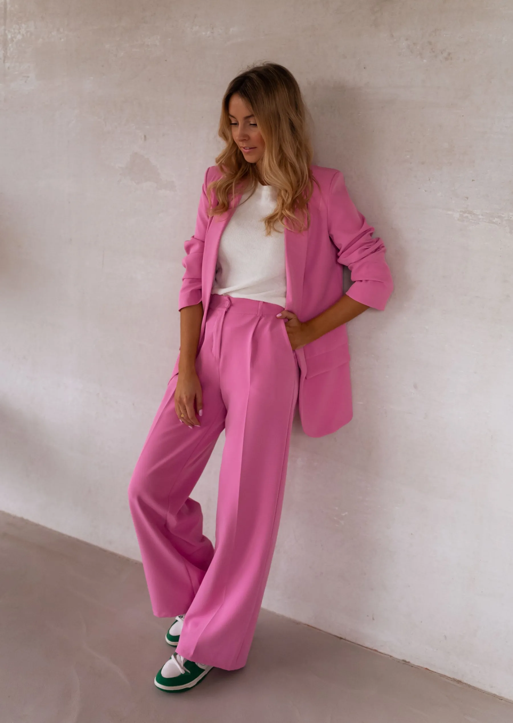 Pantalons-EASY-CLOTHES Pantalon Tudy - roseEasy Clothes Rose