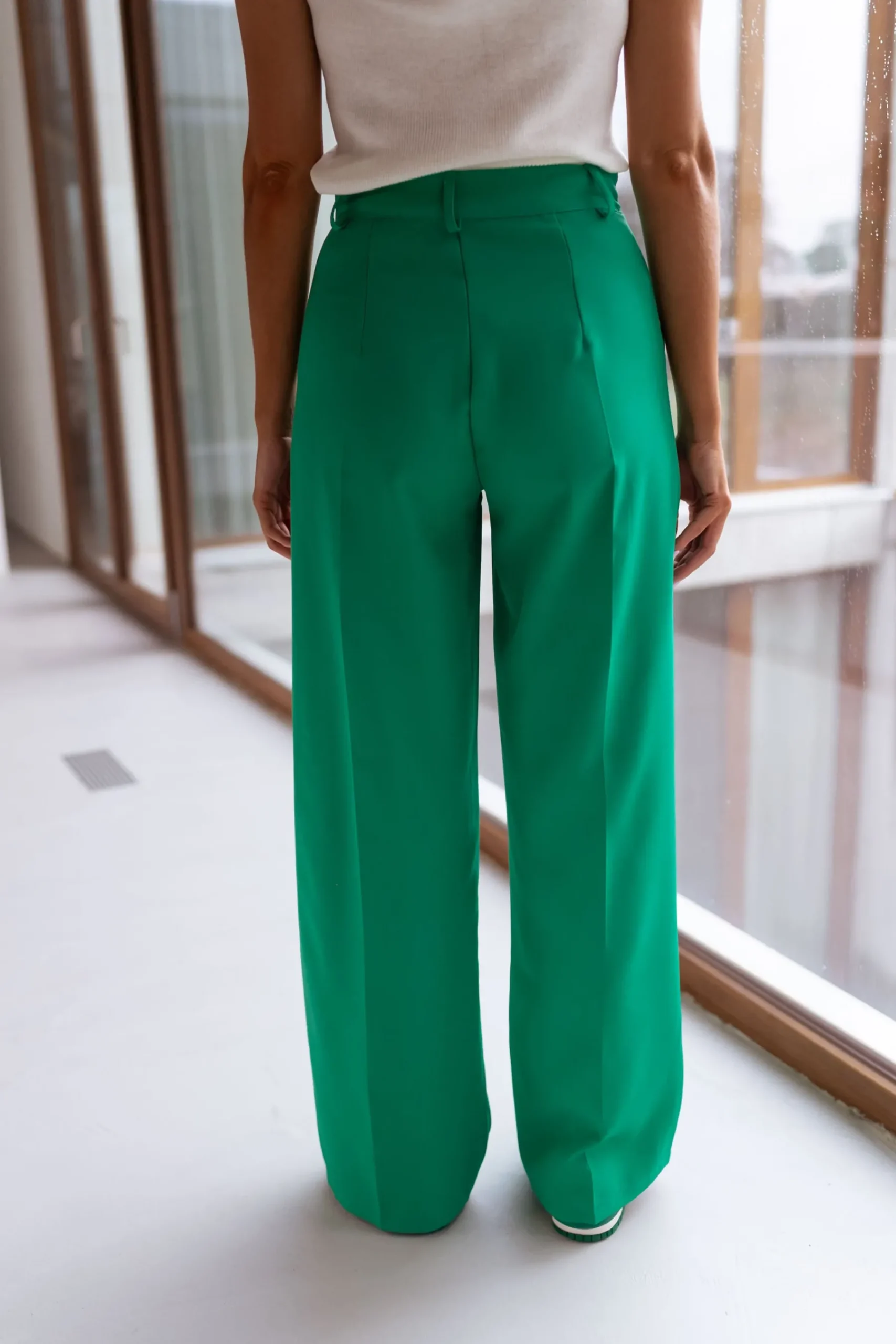 Pantalons-EASY-CLOTHES Pantalon Tudy - vertEasy Clothes Vert