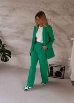 Pantalons-EASY-CLOTHES Pantalon Tudy - vertEasy Clothes Vert