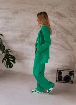 Pantalons-EASY-CLOTHES Pantalon Tudy - vertEasy Clothes Vert