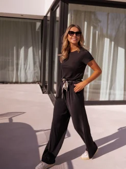 Pantalons-EASY-CLOTHES Pantalon Vanina - noirEasy Clothes Noir