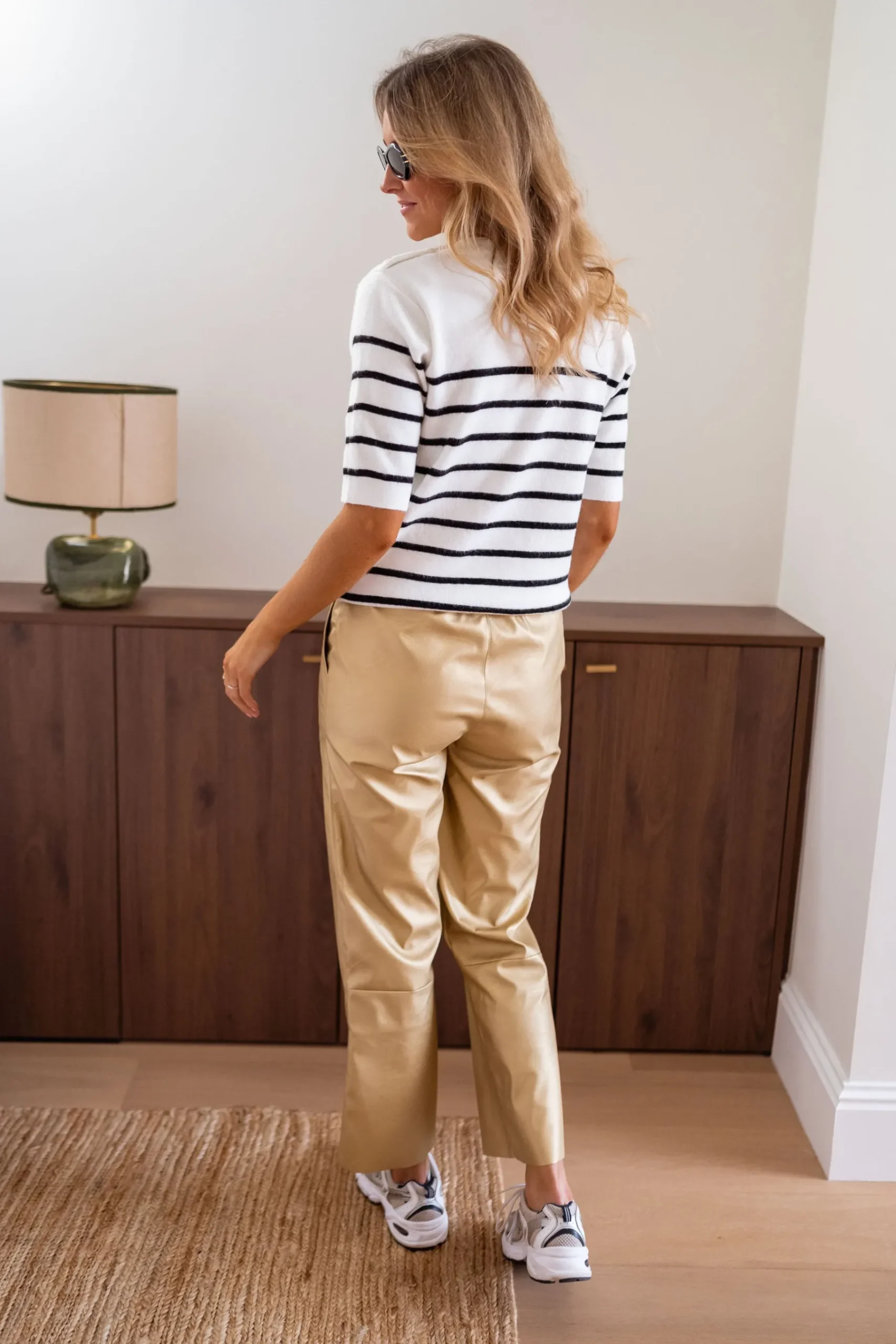 Pantalons-EASY-CLOTHES Pantalon Victoire - doréEasy Clothes Doré