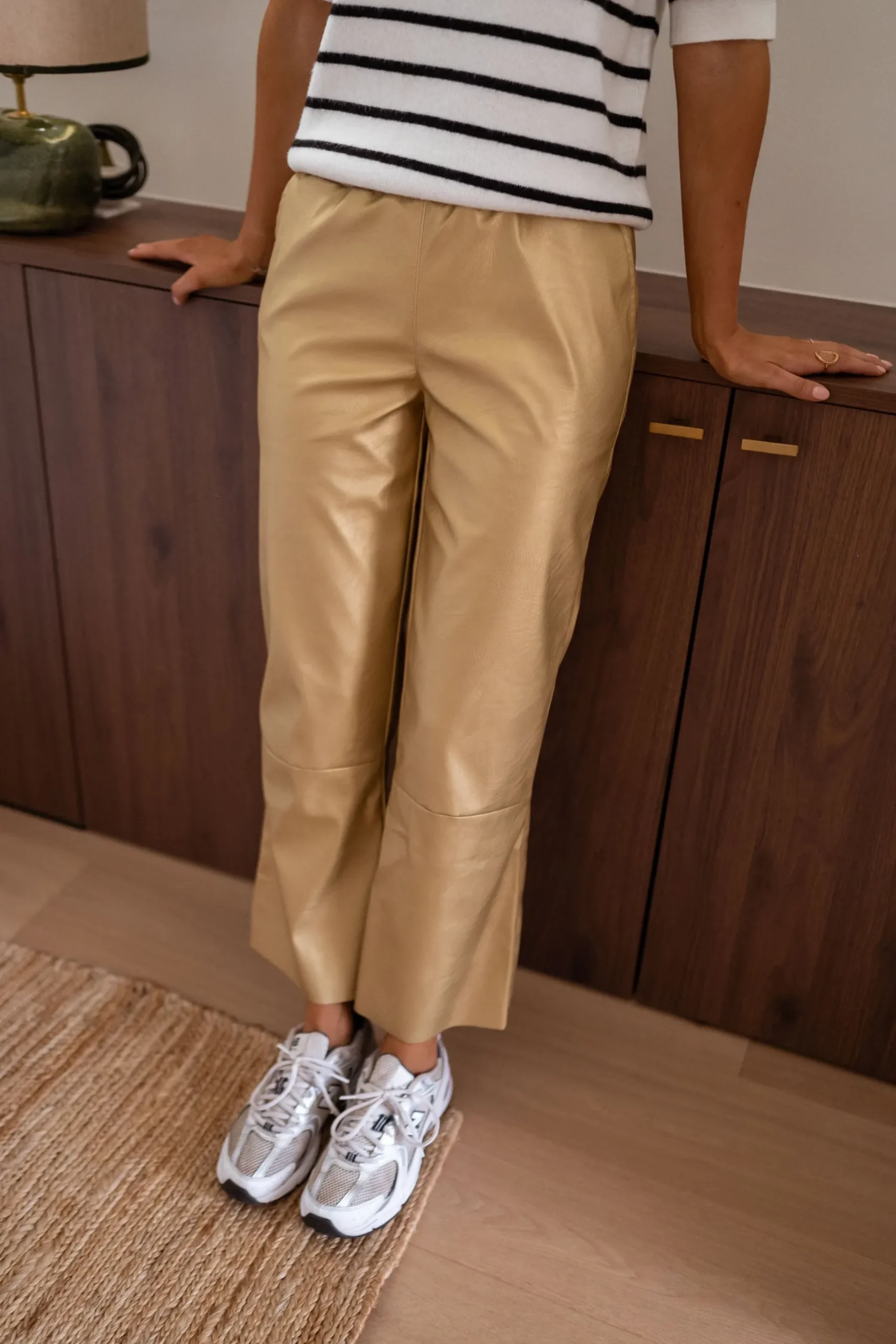 Pantalons-EASY-CLOTHES Pantalon Victoire - doréEasy Clothes Doré