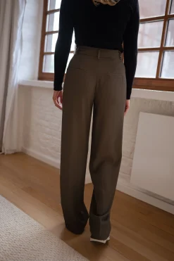 Pantalons-EASY-CLOTHES Pantalon Victor - kakiEasy Clothes Kaki       