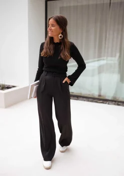 Pantalons-EASY-CLOTHES Pantalon Victor - noirEasy Clothes Noir