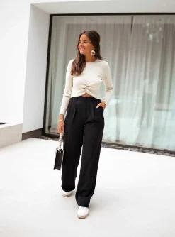 Pantalons-EASY-CLOTHES Pantalon Victor - noirEasy Clothes Noir