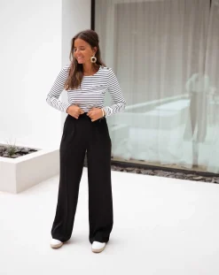 Pantalons-EASY-CLOTHES Pantalon Victor - noirEasy Clothes Noir