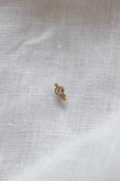 Boucles d'oreilles-EASY-CLOTHES Piercing Satine - doréEasy Clothes Doré       