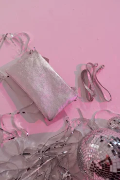 Sacs & Pochettes-EASY-CLOTHES Pochette Amil - argentéeEasy Clothes Argentée       