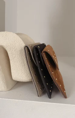 Sacs & Pochettes-EASY-CLOTHES Pochette Bil - en cuir noirEasy Clothes En cuir noir